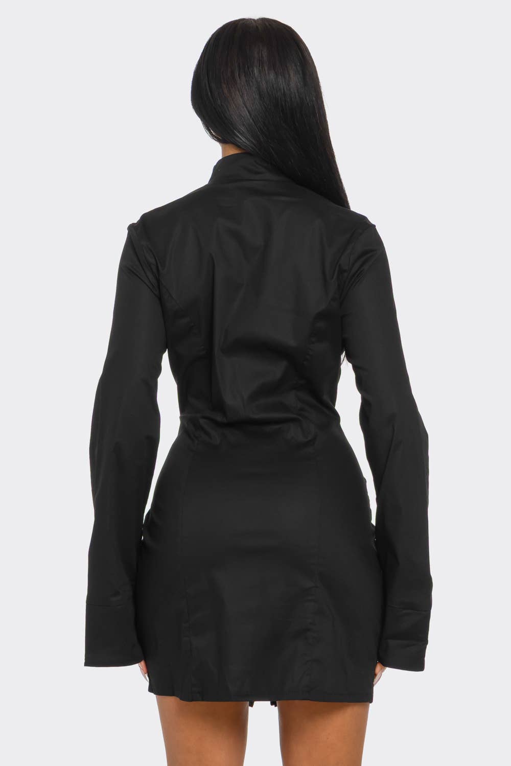 LONG SLEEVE MINI DRESS