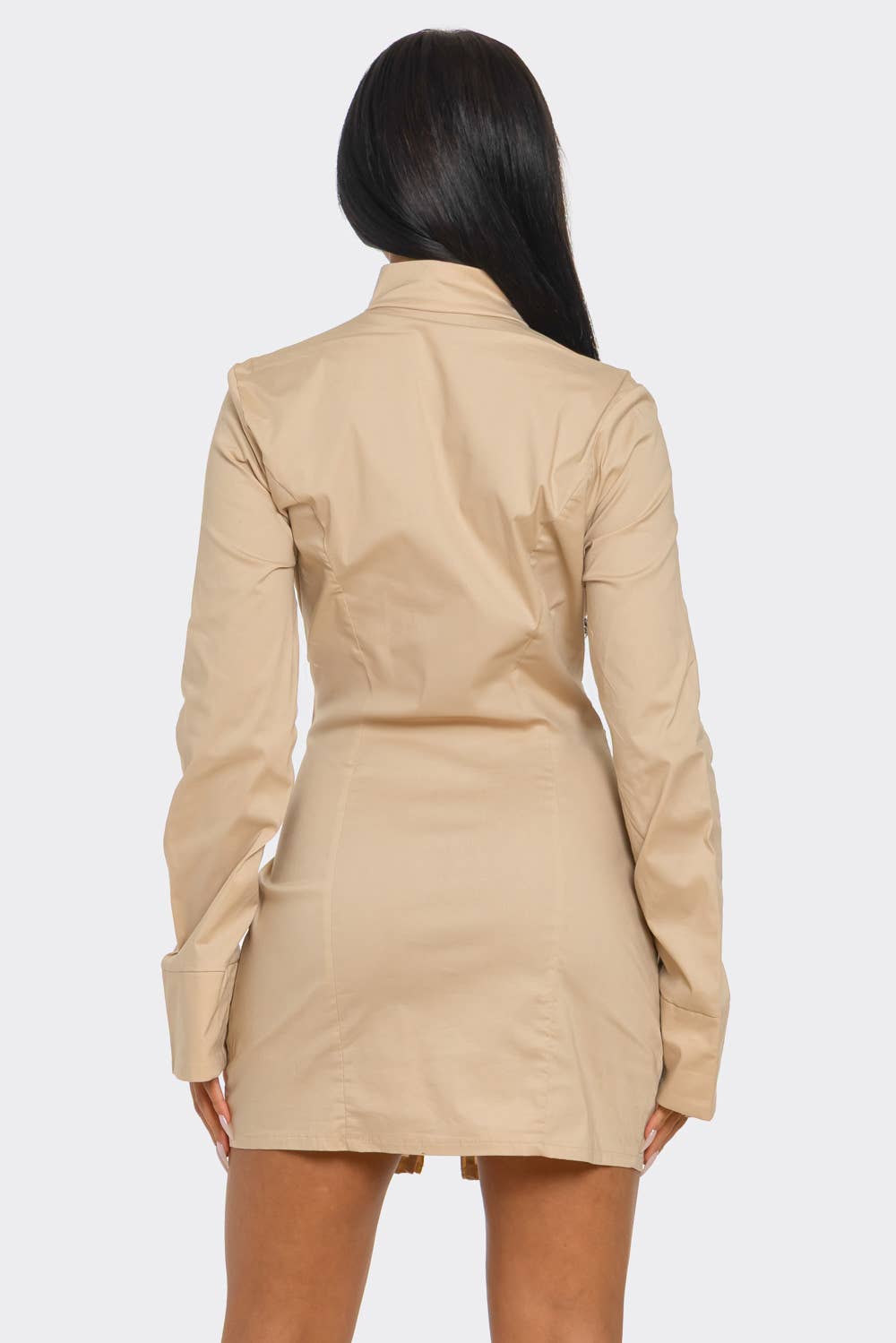LONG SLEEVE MINI DRESS