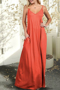 AWDMD280_SPAGHETTI STRAP KNIT MAXI DRESS