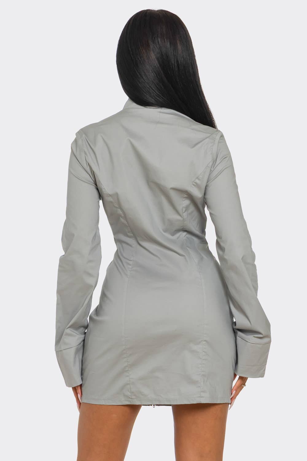 LONG SLEEVE MINI DRESS