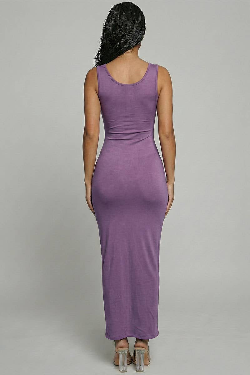 Sleeveless Basic Maxi Dress